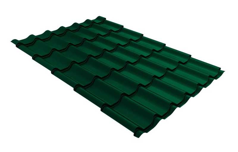 Металлочерепица зеленый мох