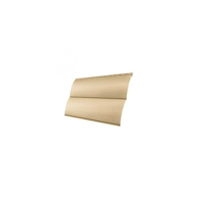 Металлический сайдинг Grand Line Блок-хаус 0.45 мм PE RAL 1014 слоновая кость