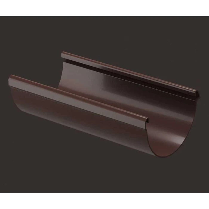 Желоб водосточный 3 м LUX, шоколад