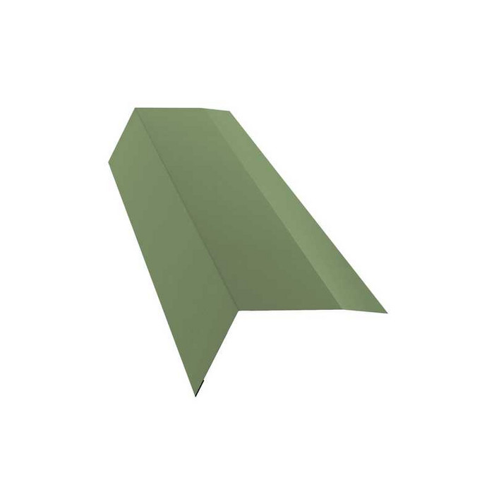 Планка карнизная Grand Line 100х65 0,45 Полиэстер RAL 6019 бело-зеленый