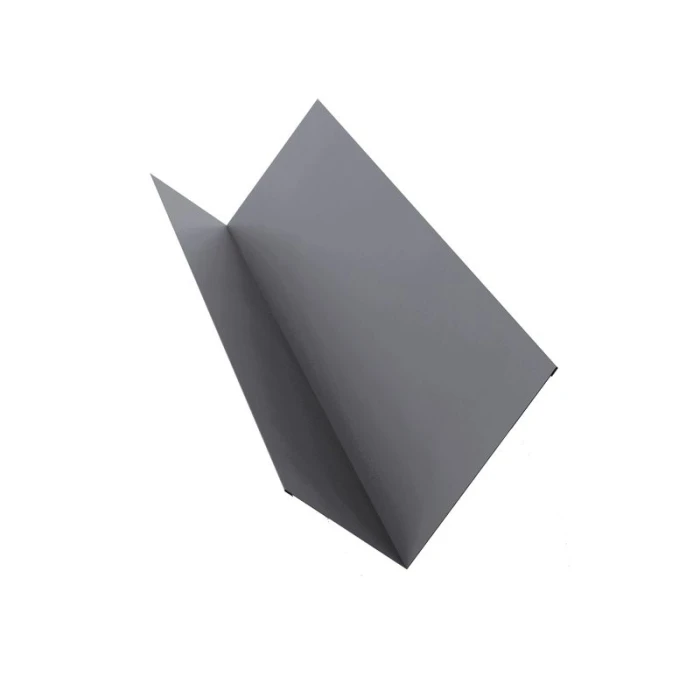 Планка примыкания 90х140 0,4 PE с пленкой RAL 7004 сигнальный серый