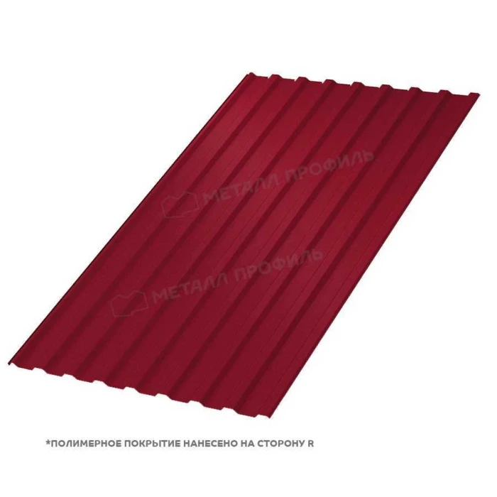 Профлист Металл Профиль МП20 0.5 PURETAN® RR 29 Вишневый A