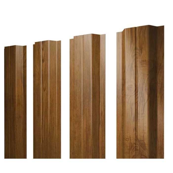 Штакетник П-образный А Grand Line 0,45 Print Elite Golden Wood Golden Wood